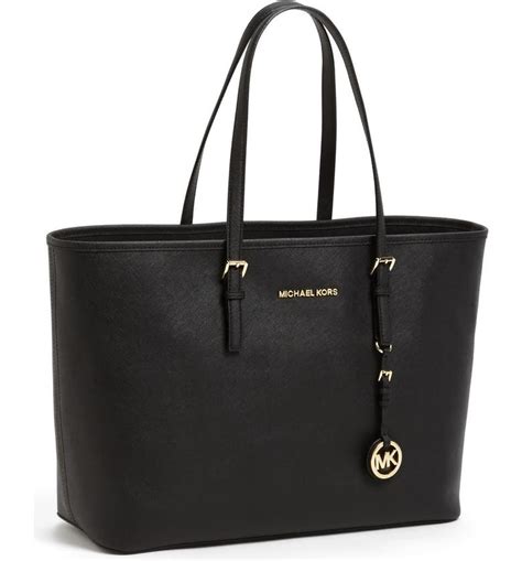 michael kors leather tote bags macys|Michael Kors saffiano tote large.